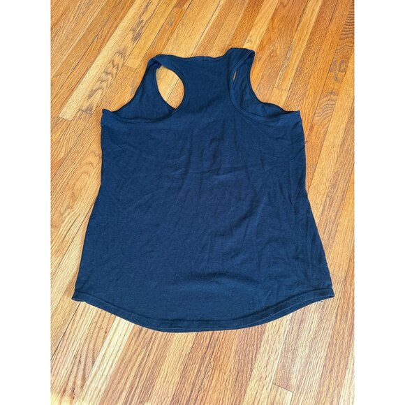 Black Racerback Tank Top With "Sweat Is Fat Crying" Text - Picture 2 of 4